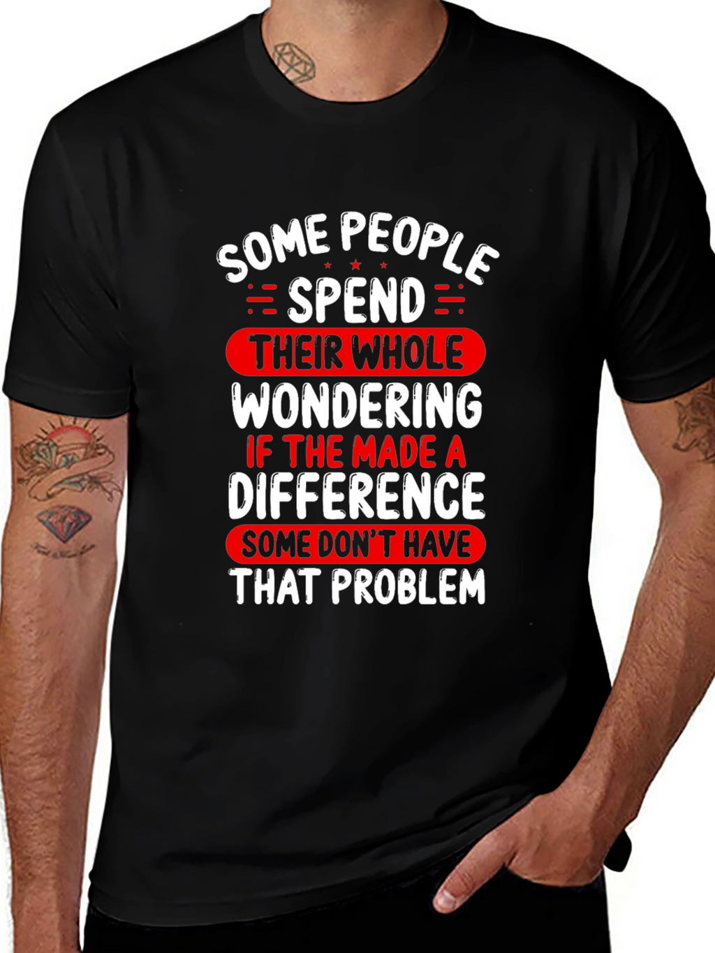Impactful Statement Tee - SOME PEOPLE SPEND