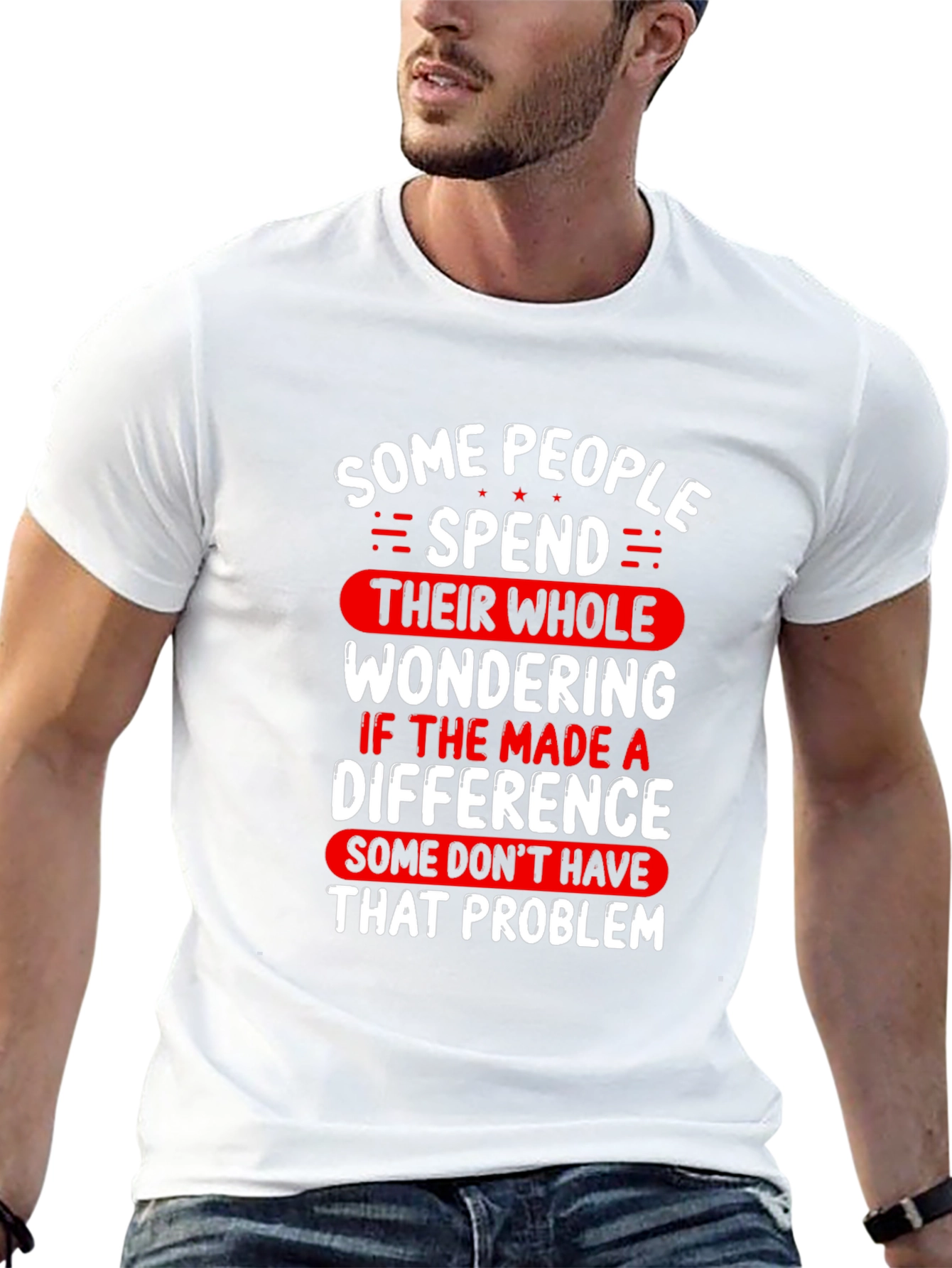 Impactful Statement Tee - SOME PEOPLE SPEND