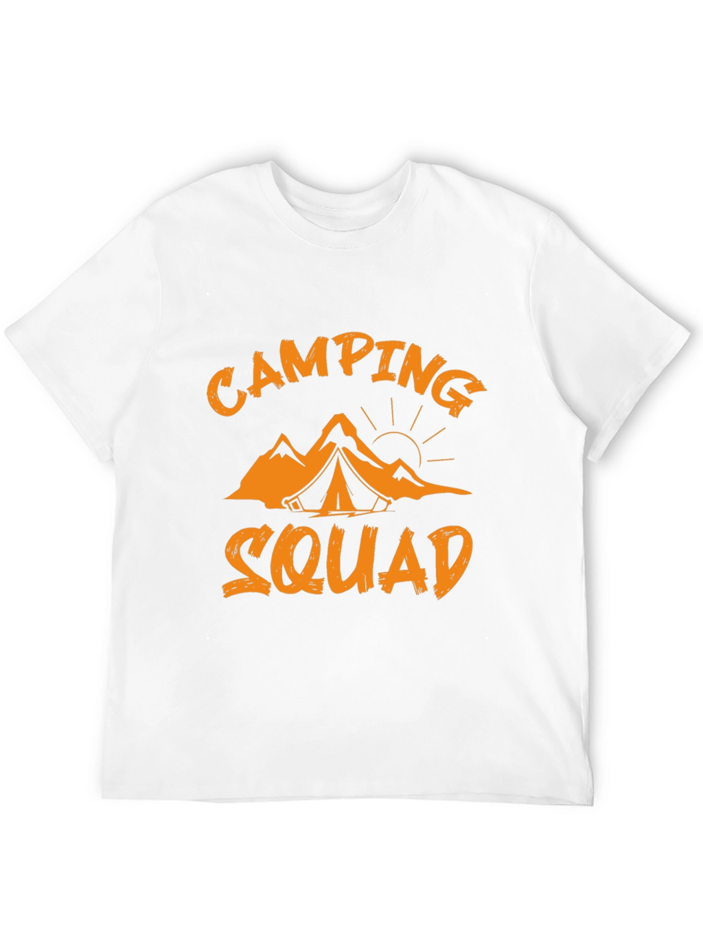 Camping Squad Graphic Tee - Black