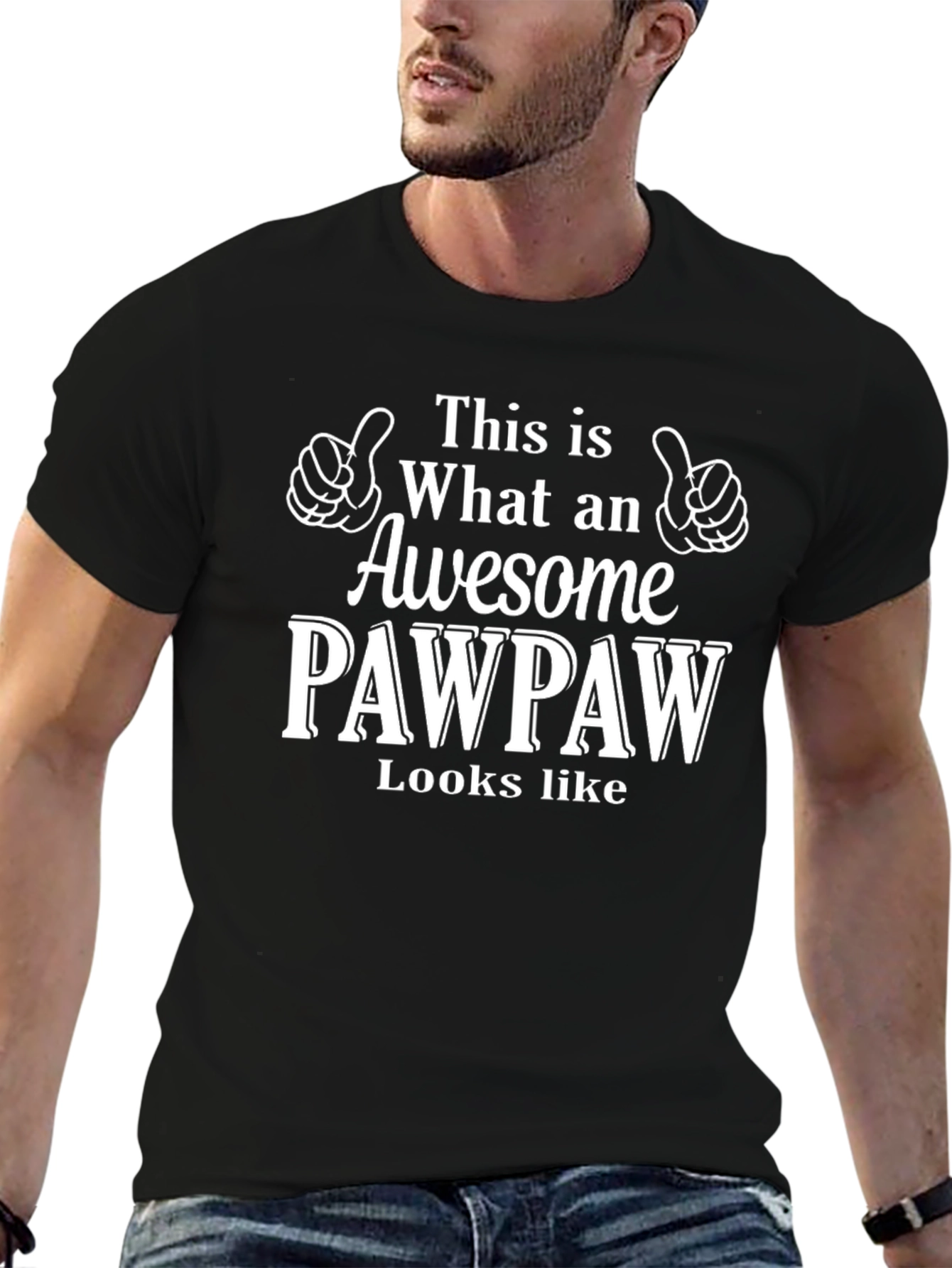 Awesome PawPaw T-Shirt - Funny Grandfather Gift