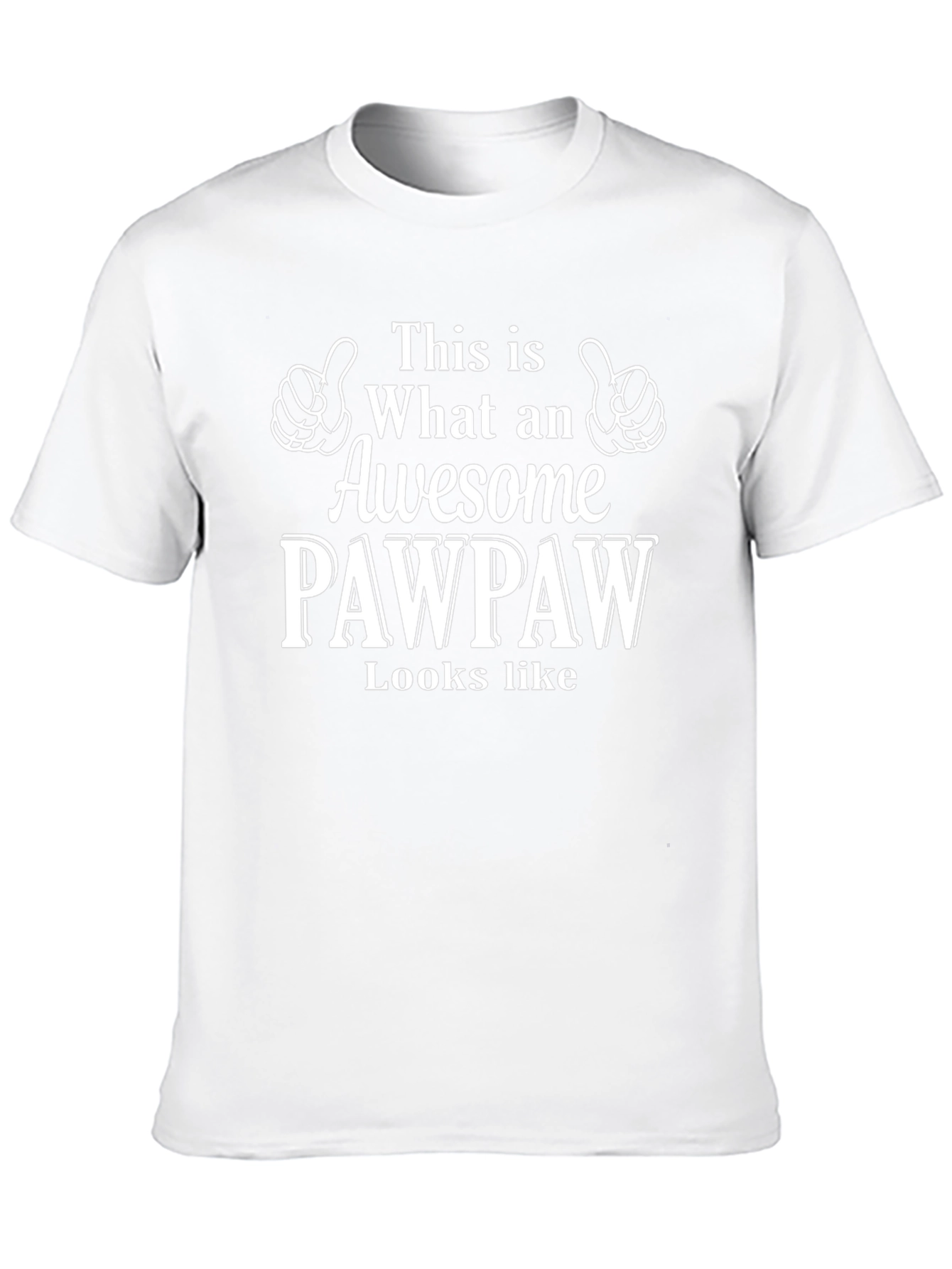 Awesome PawPaw T-Shirt - Funny Grandfather Gift