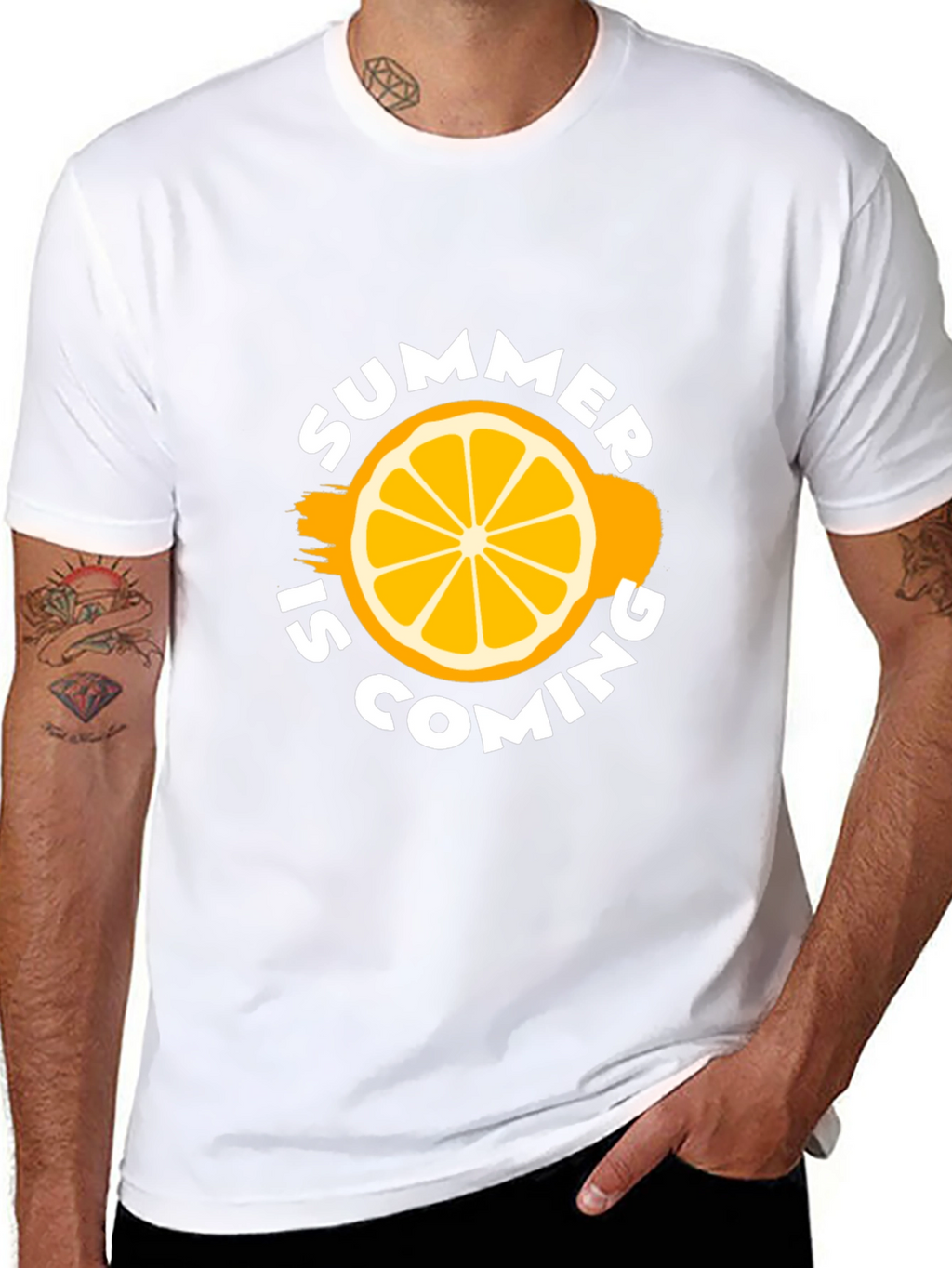 Summer Is Coming Black T-Shirt