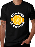 Summer Is Coming Black T-Shirt