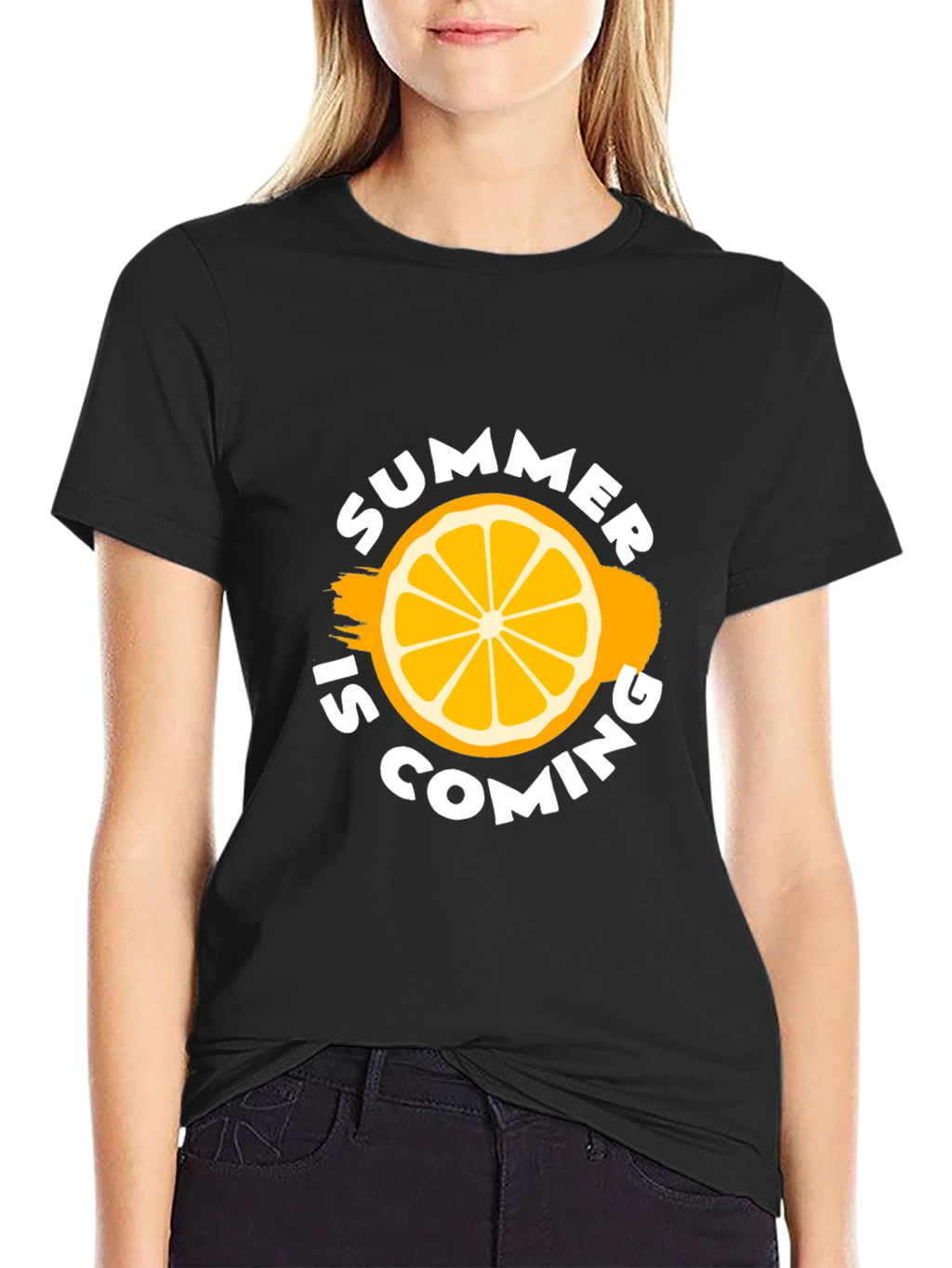 Summer Is Coming Black T-Shirt