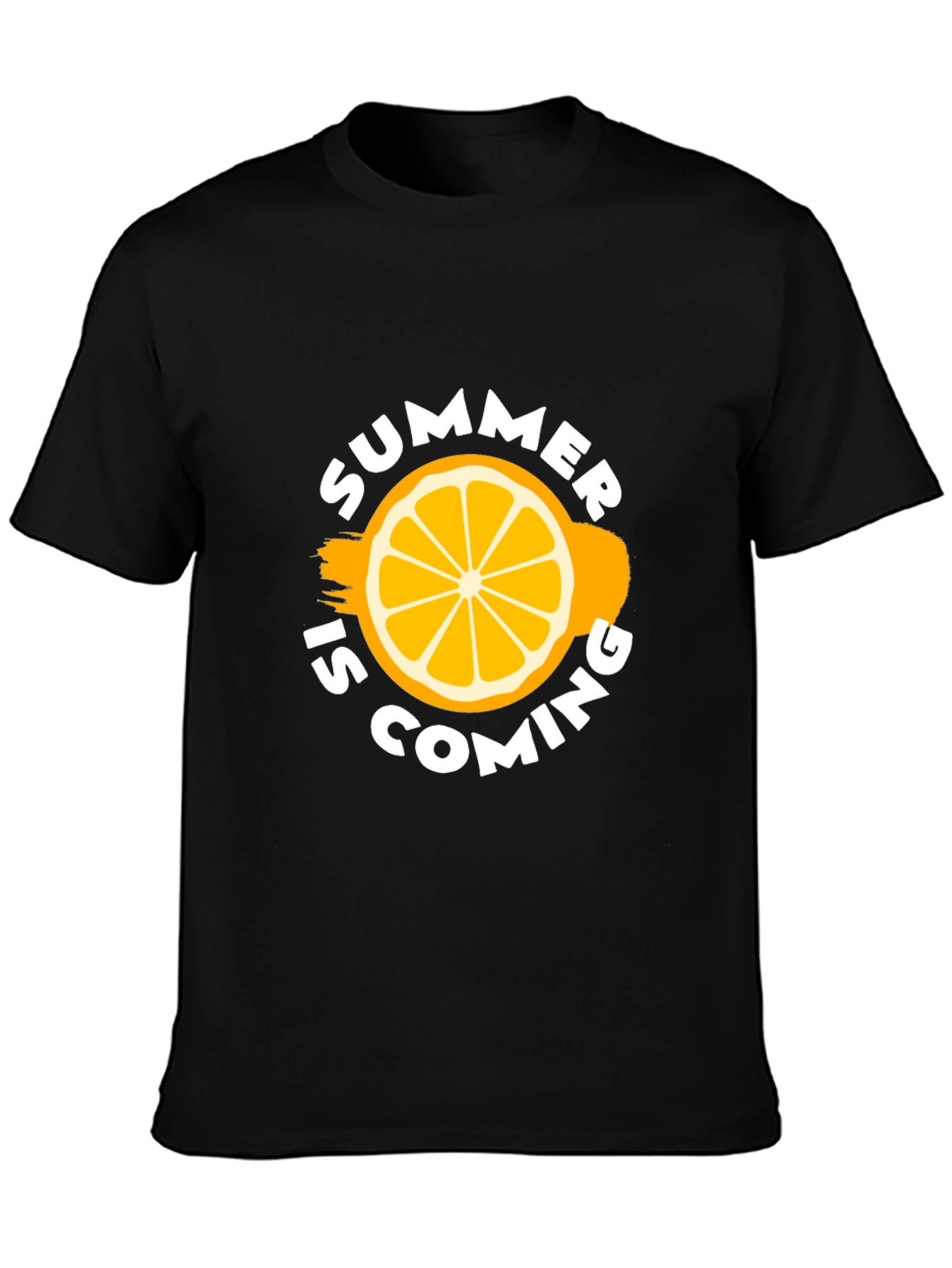 Summer Is Coming Black T-Shirt