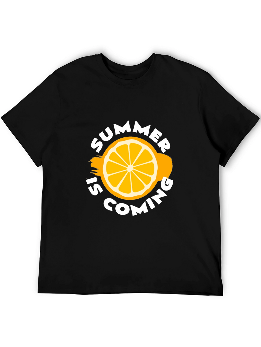 Summer Is Coming Black T-Shirt