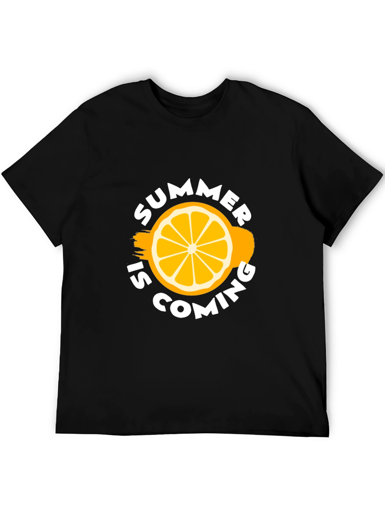 Summer Is Coming Black T-Shirt