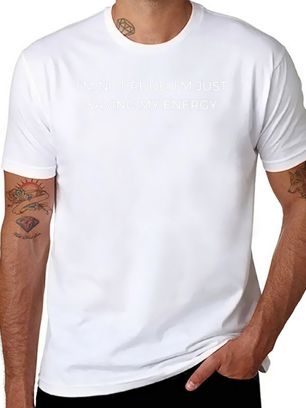 Saving Energy Funny Graphic T-Shirt