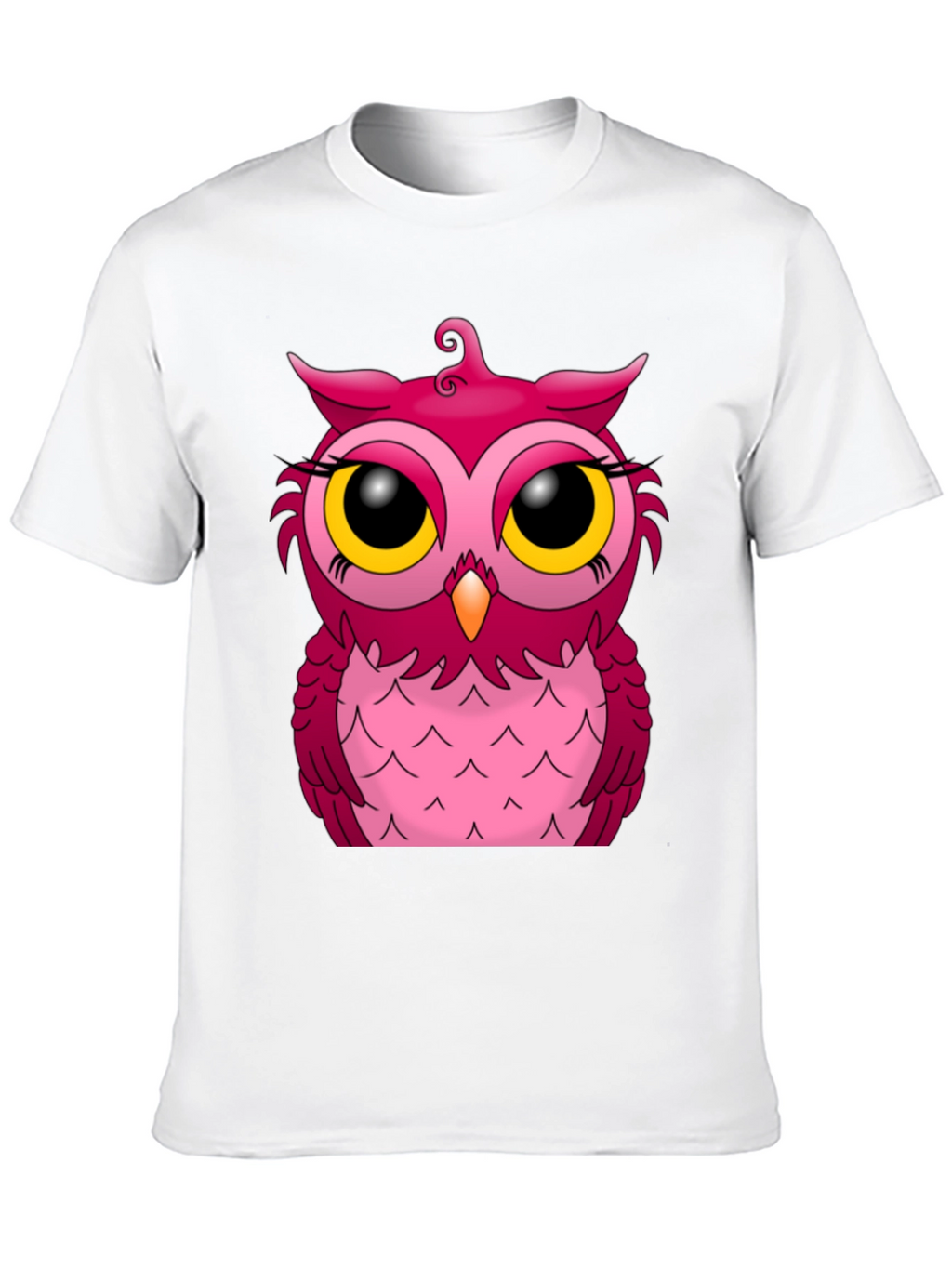 Owl Graphic Tee - Black Cotton Blend