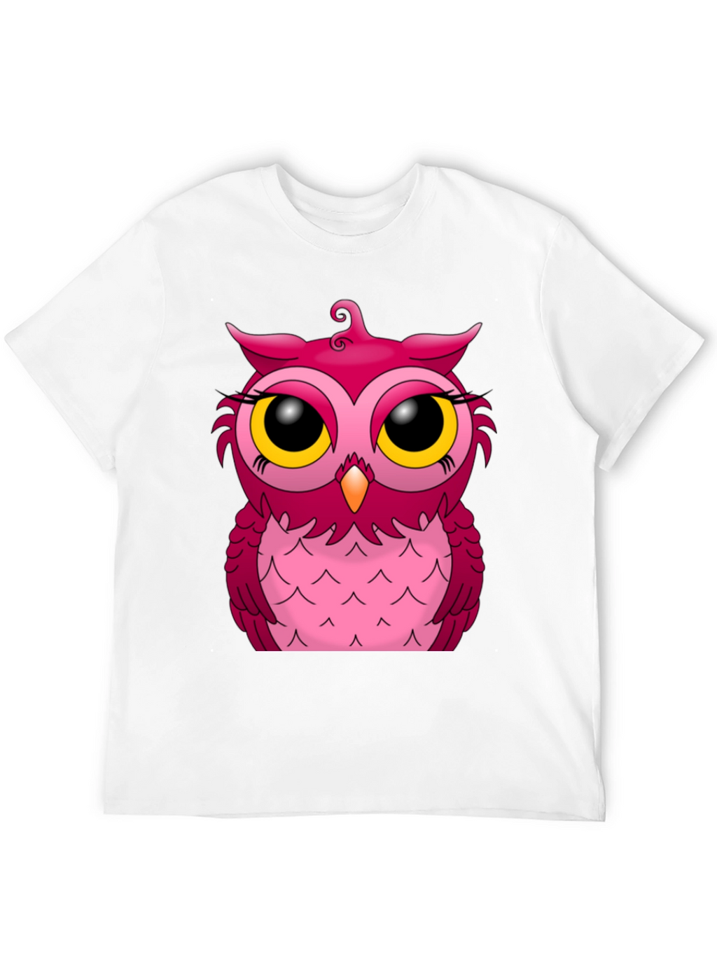 Owl Graphic Tee - Black Cotton Blend
