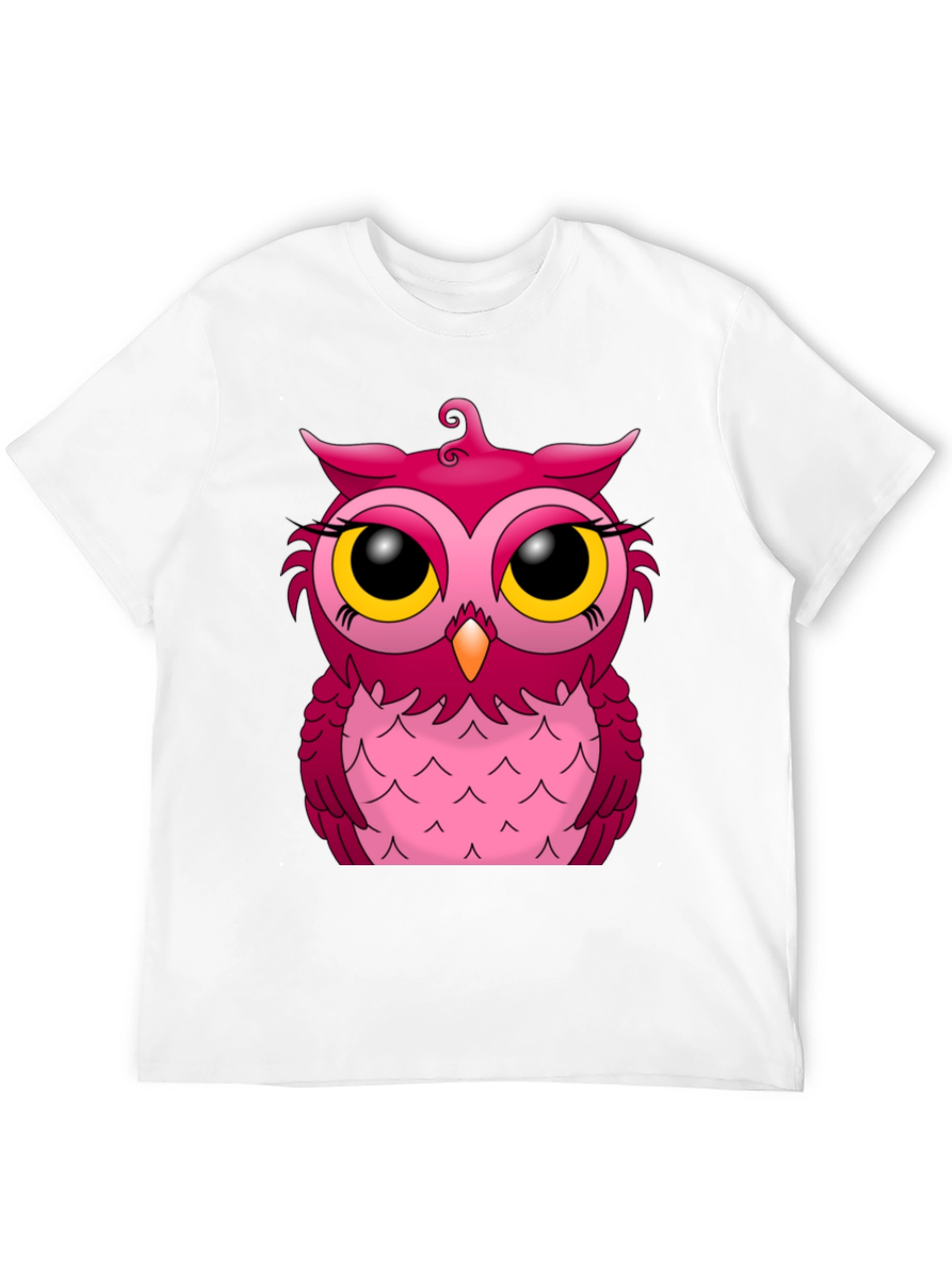 Owl Graphic Tee - Black Cotton Blend