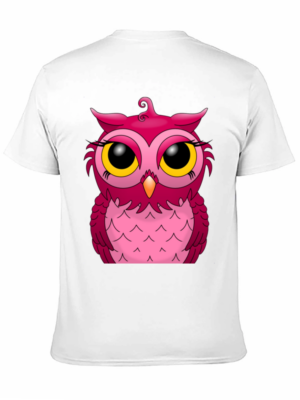 Owl Graphic Tee - Black Cotton Blend