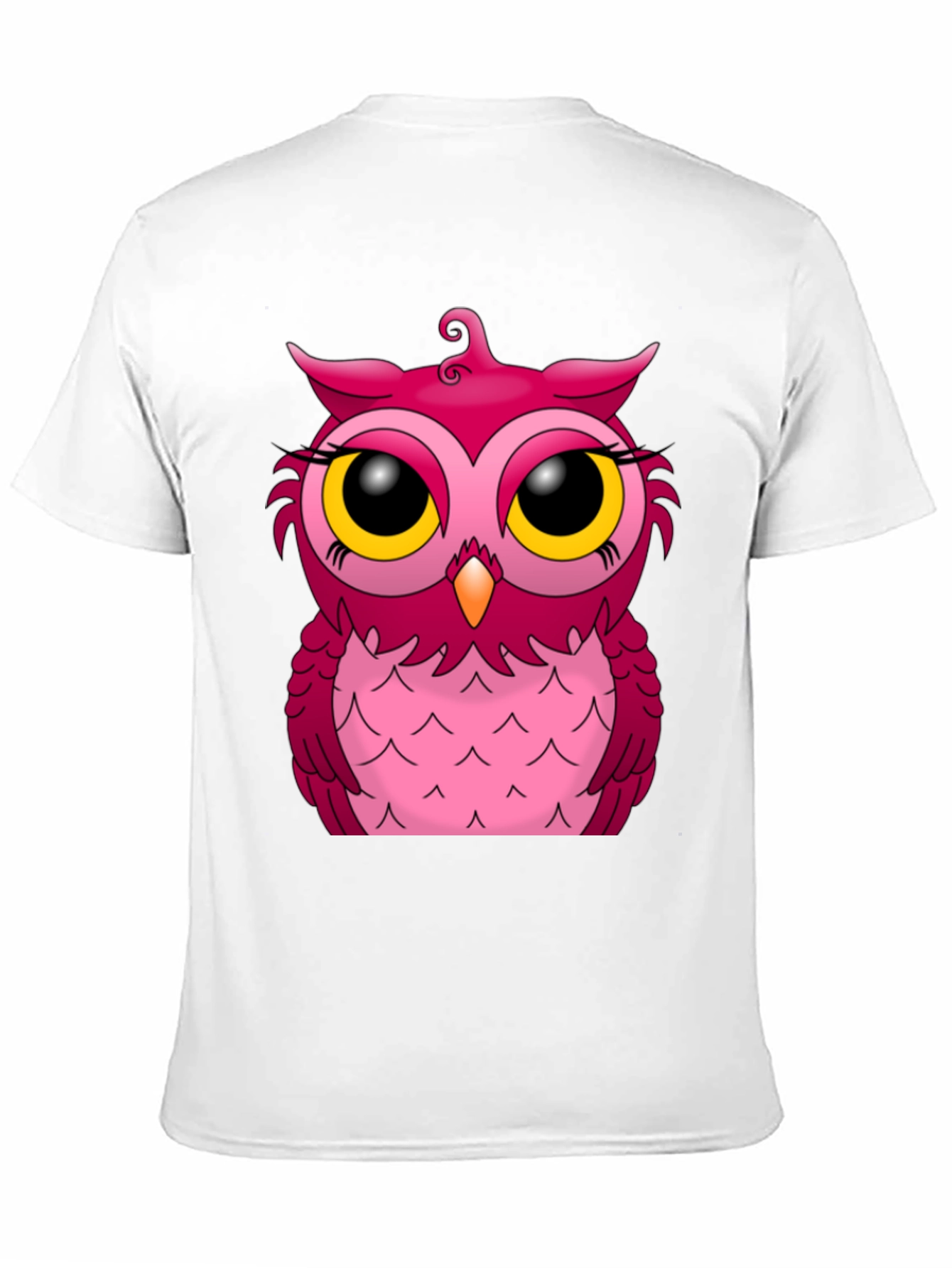 Owl Graphic Tee - Black Cotton Blend