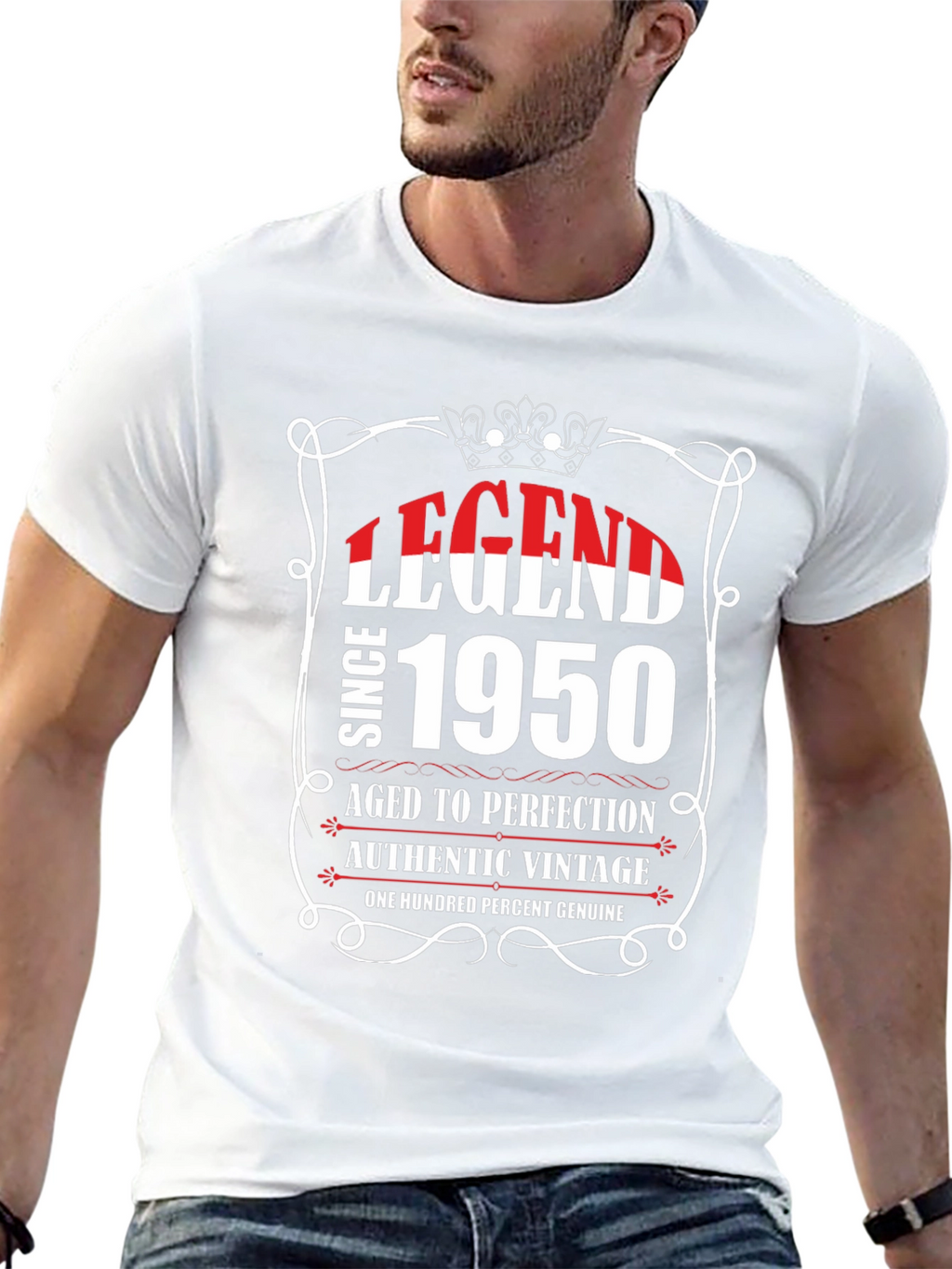 Legend Since 1950 Graphic Tee - Aged to Perfection