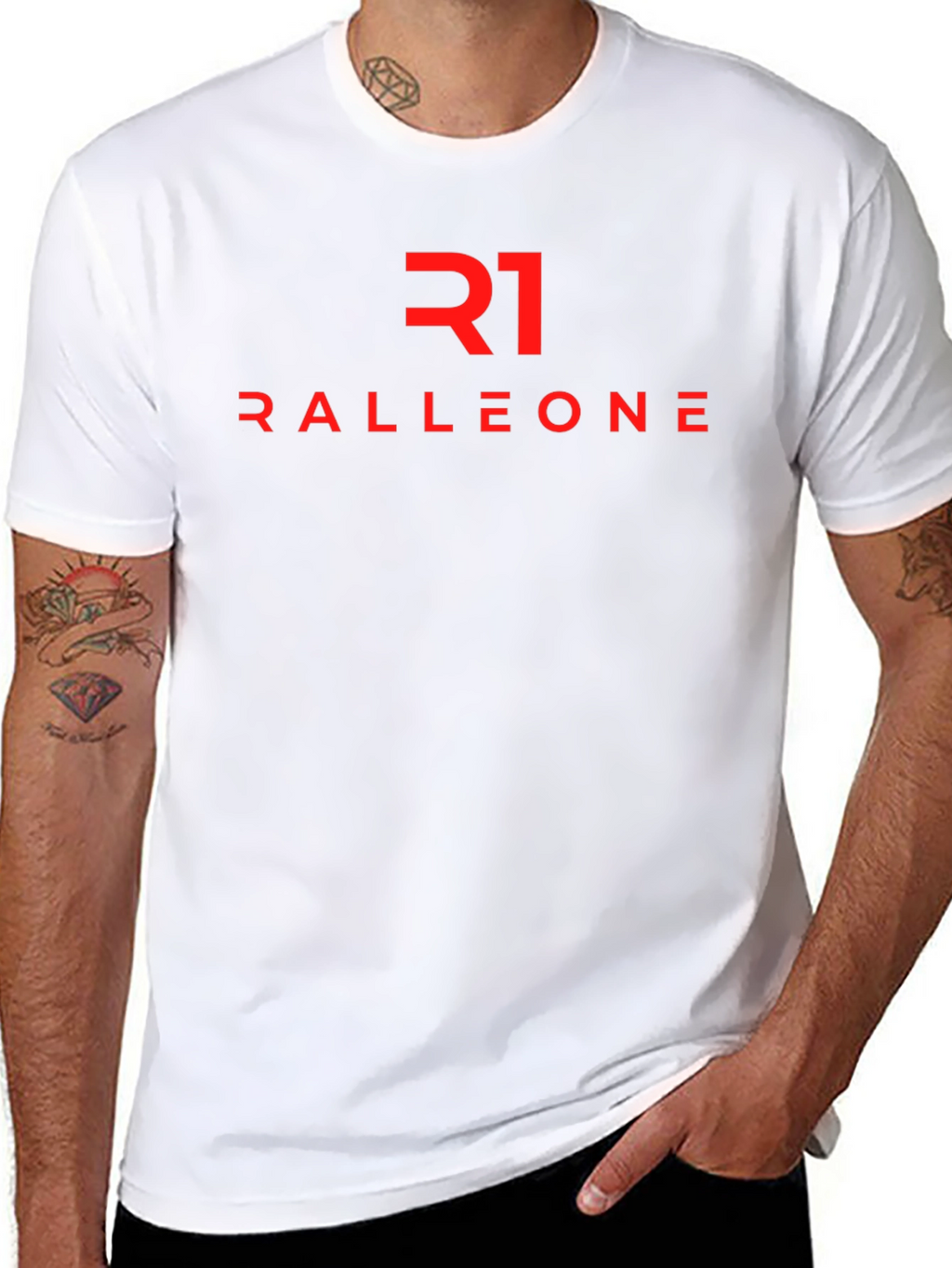 Ralleone Red Graphic T-Shirt
