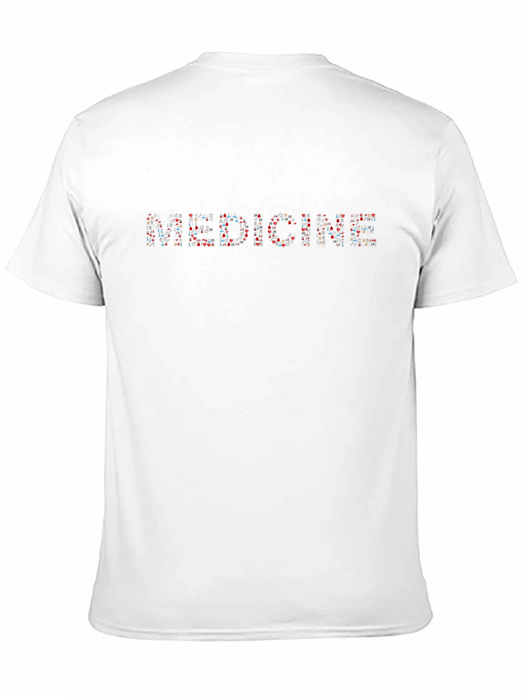 Medicine Pill Graphic Tee Black Crew Neck