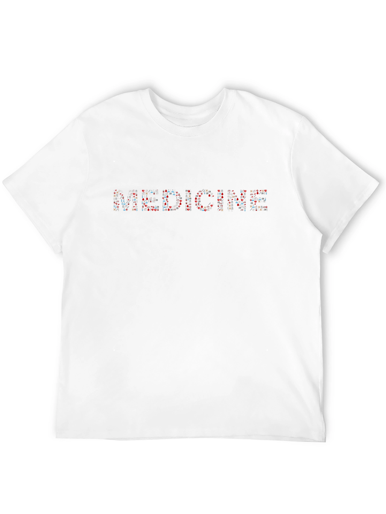 Medicine Pill Graphic Tee Black Crew Neck