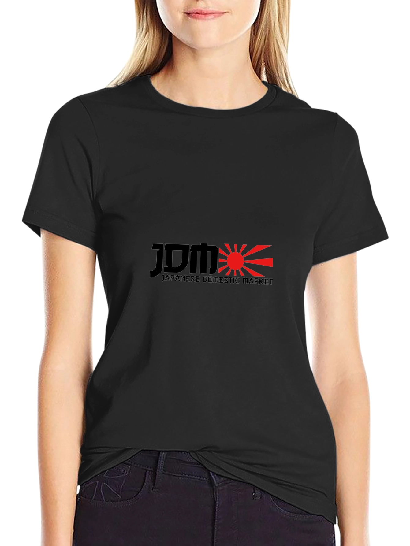 JDM Japanese Domestic Market Graphic Tee - Black