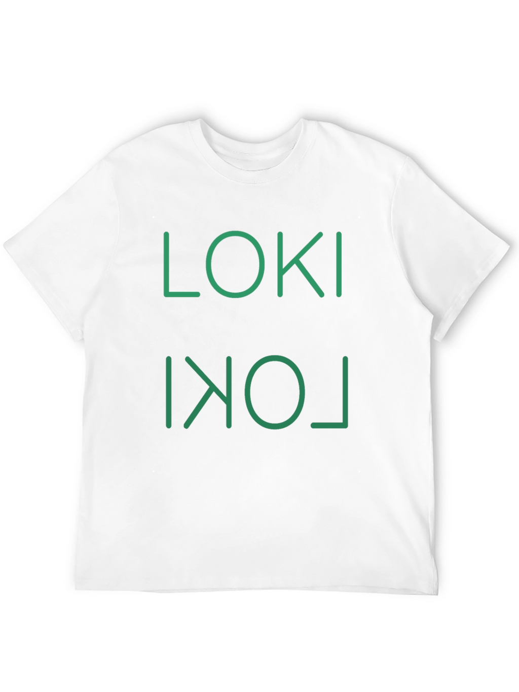 Loki Inverted Logo Black Graphic T-Shirt