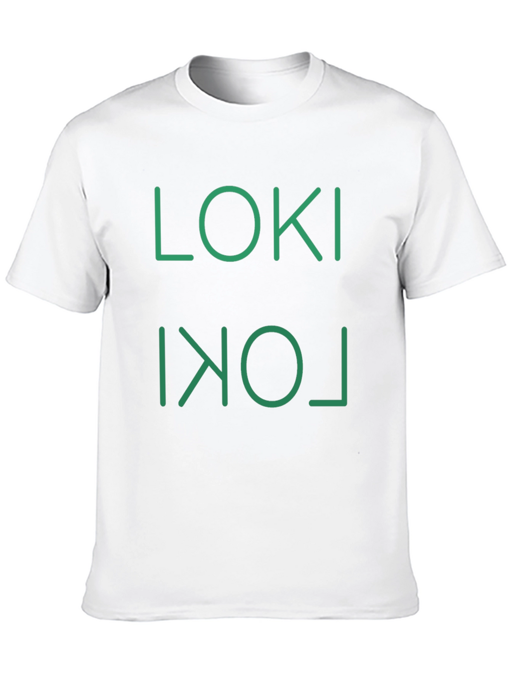 Loki Inverted Logo Black Graphic T-Shirt