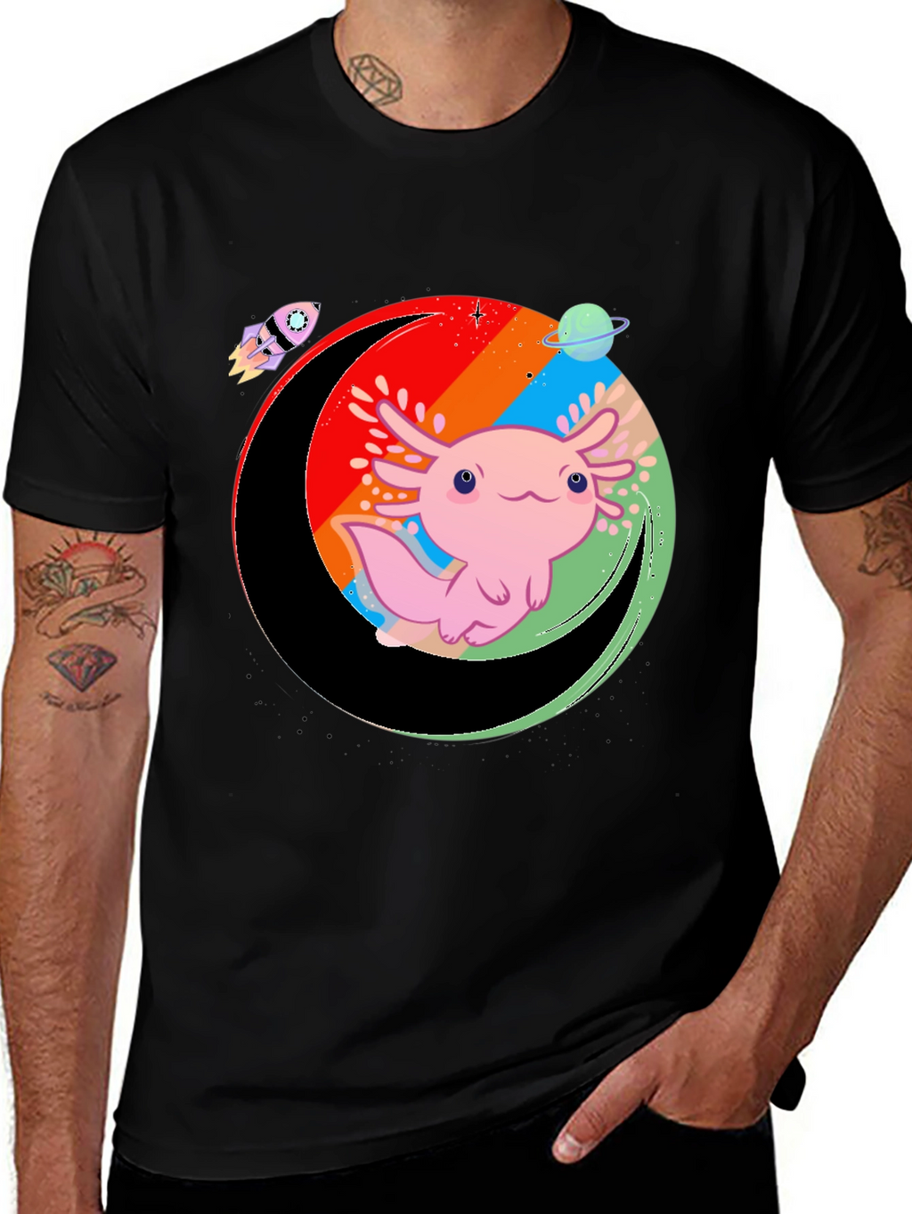 Axolotl in Space T-Shirt