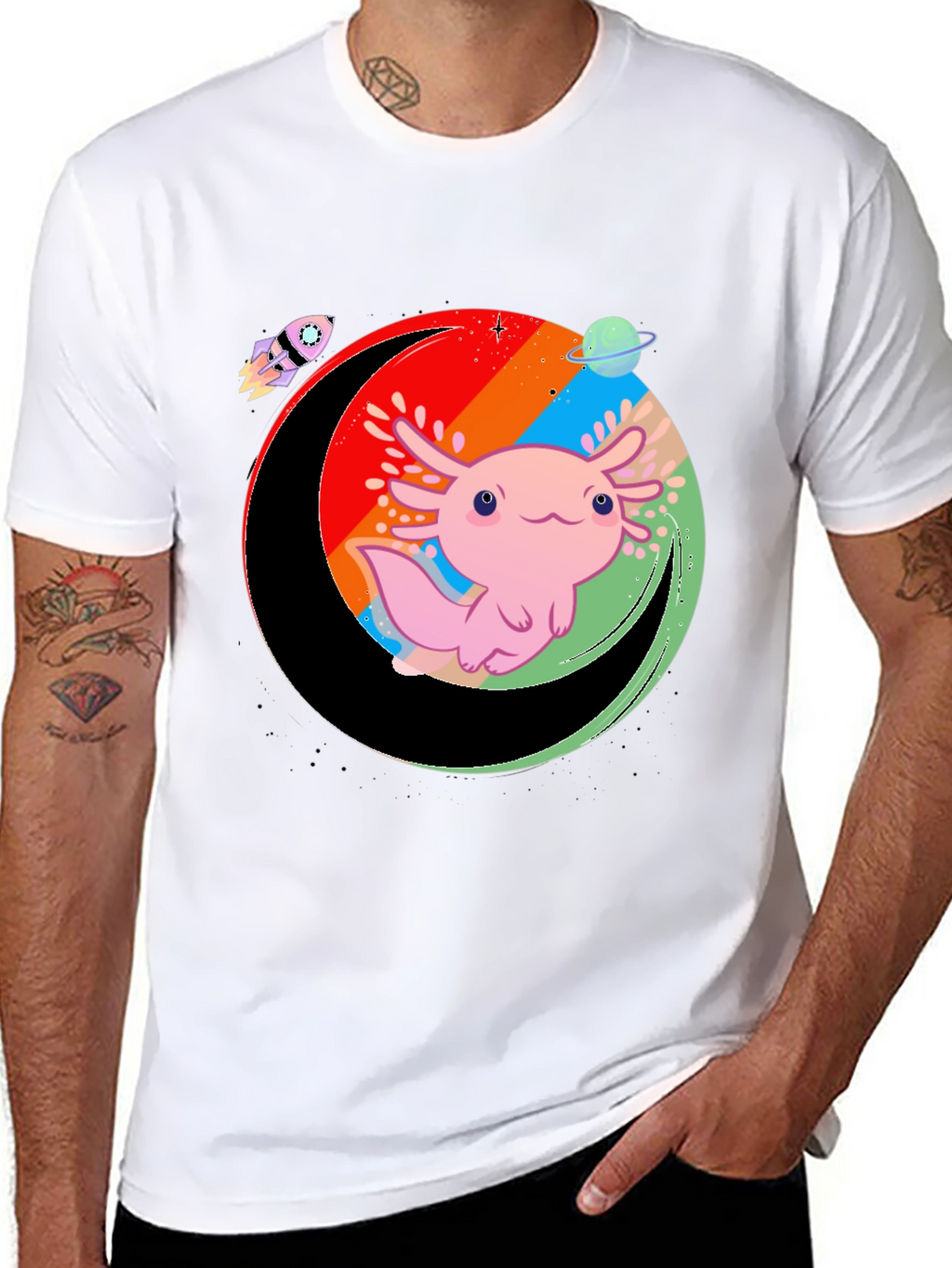 Axolotl in Space T-Shirt