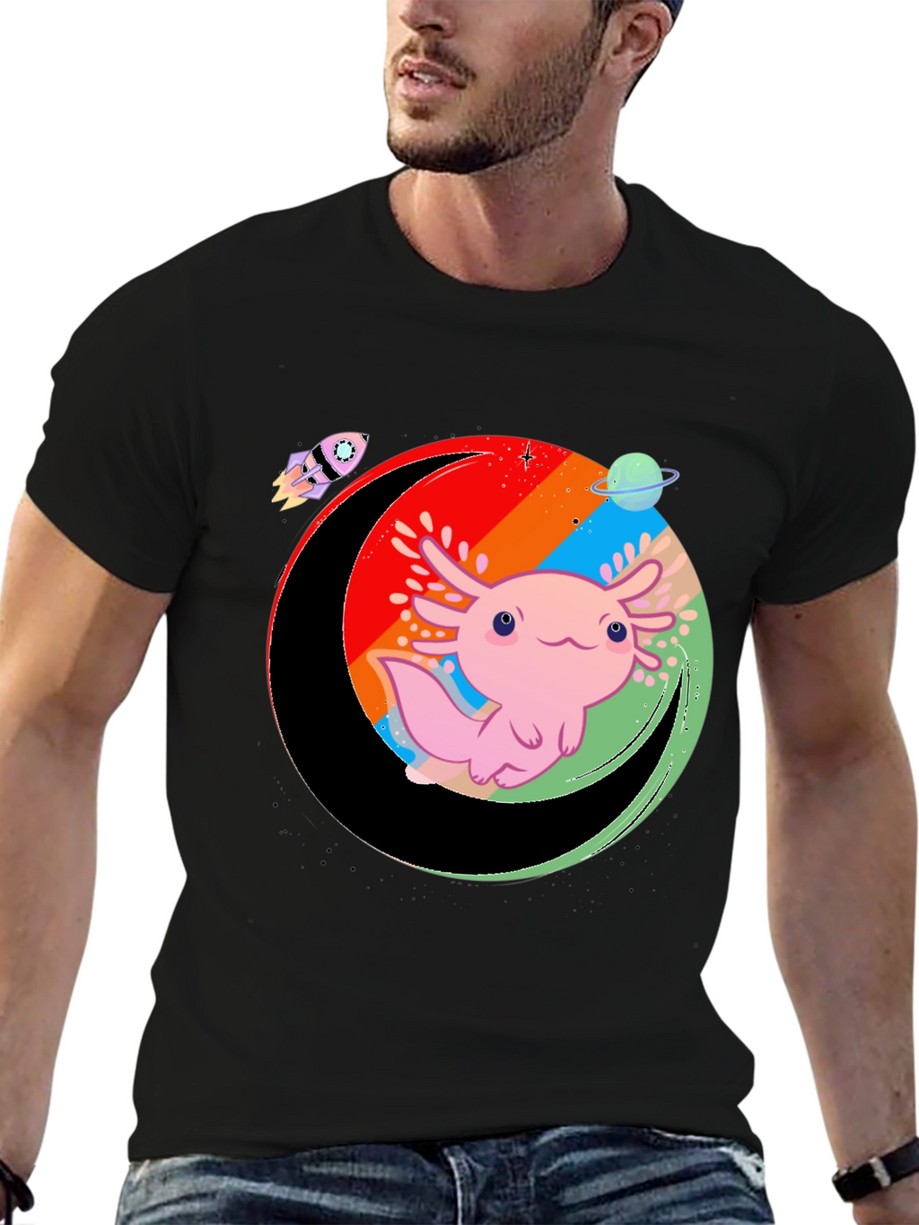 Axolotl in Space T-Shirt