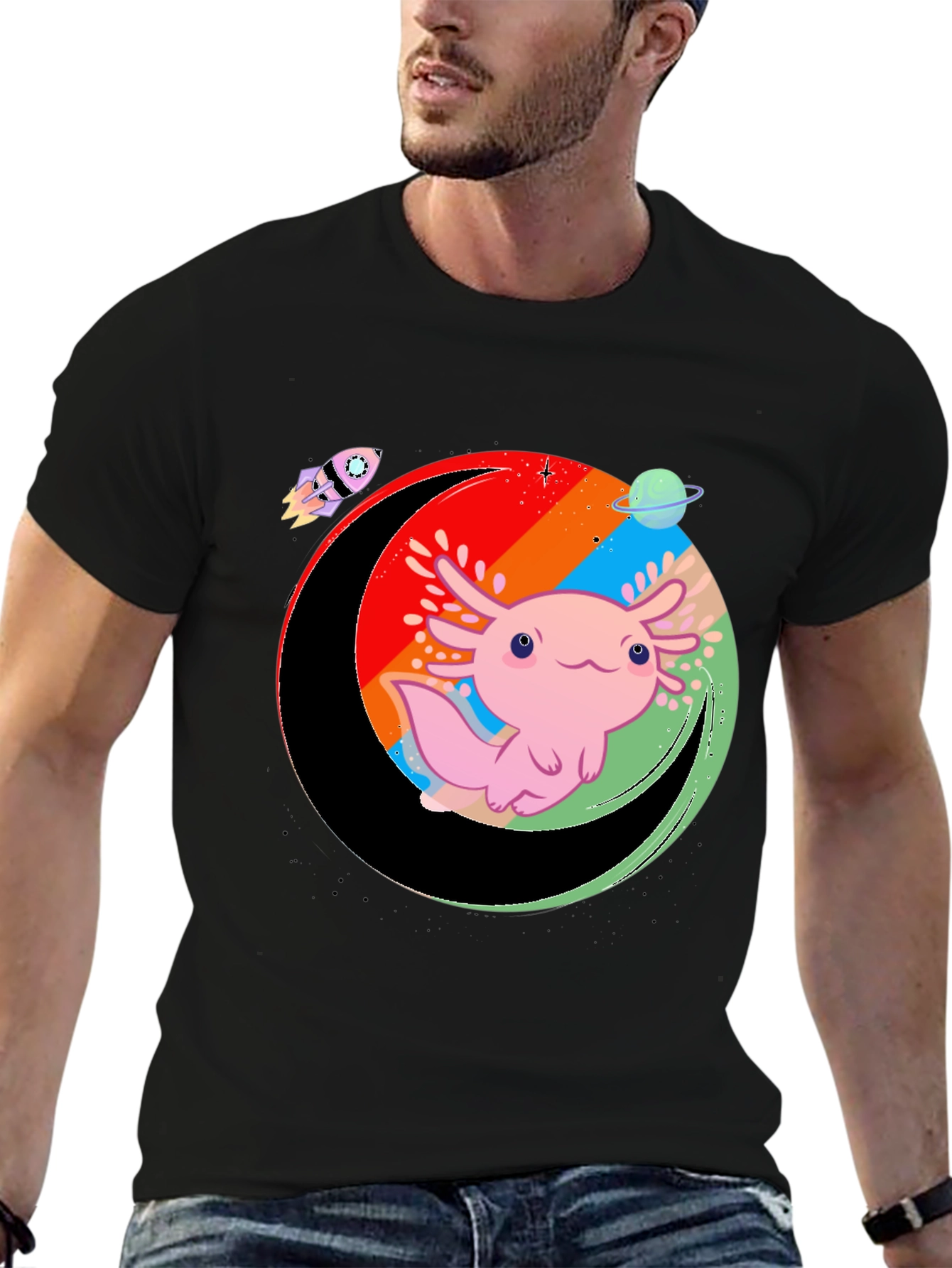 Axolotl in Space T-Shirt
