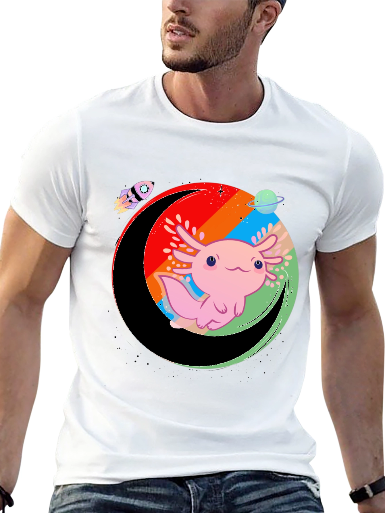 Axolotl in Space T-Shirt