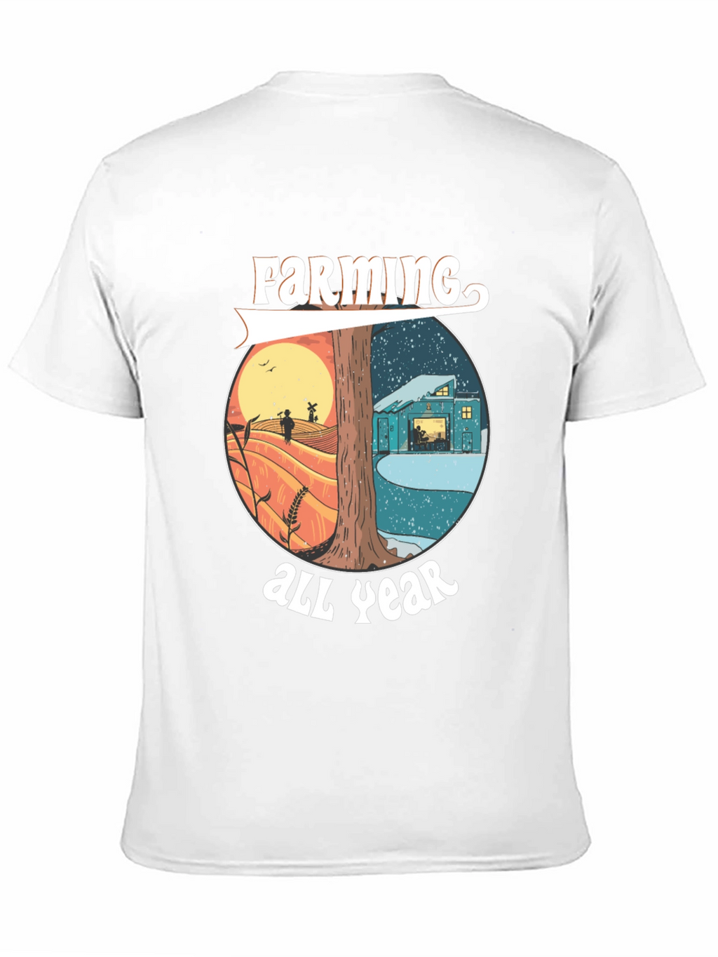 Farming All Year Tee - Nature Inspired Design