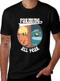Farming All Year Tee - Nature Inspired Design