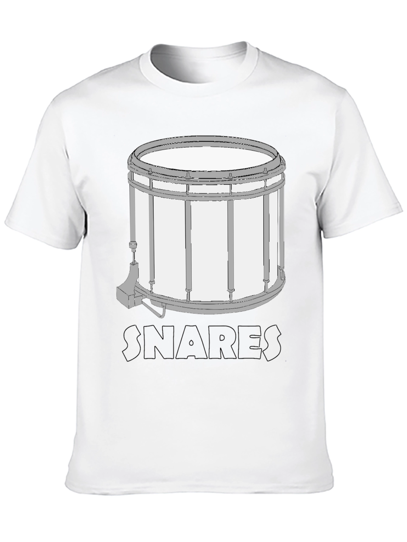 Snare Drum Graphic Tee - Music Lovers Shirt