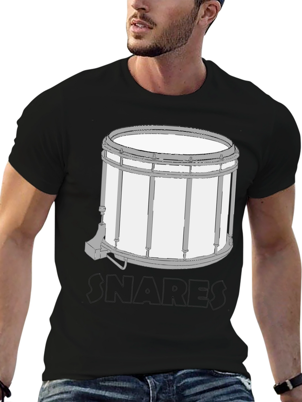 Snare Drum Graphic Tee - Music Lovers Shirt