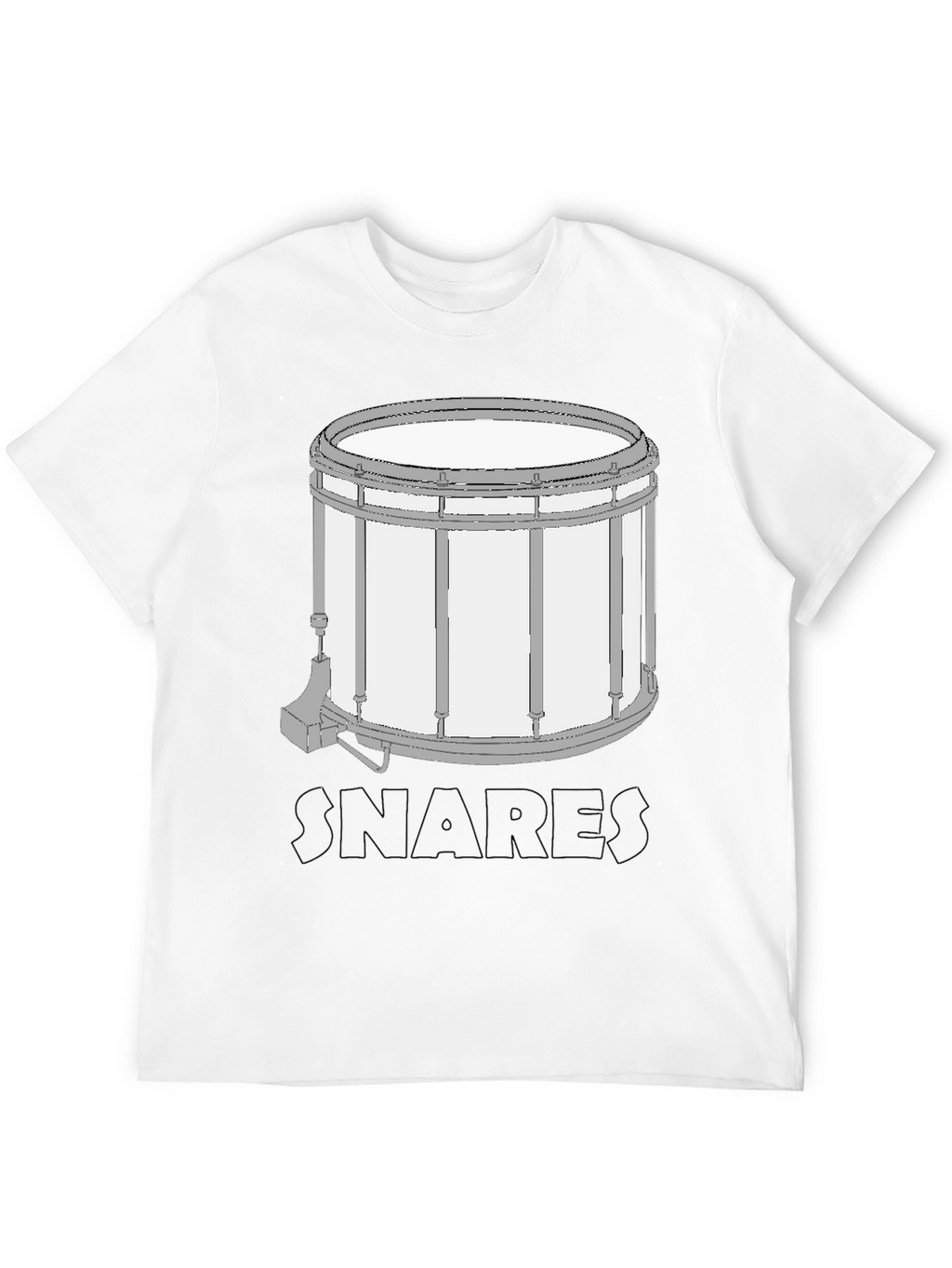 Snare Drum Graphic Tee - Music Lovers Shirt