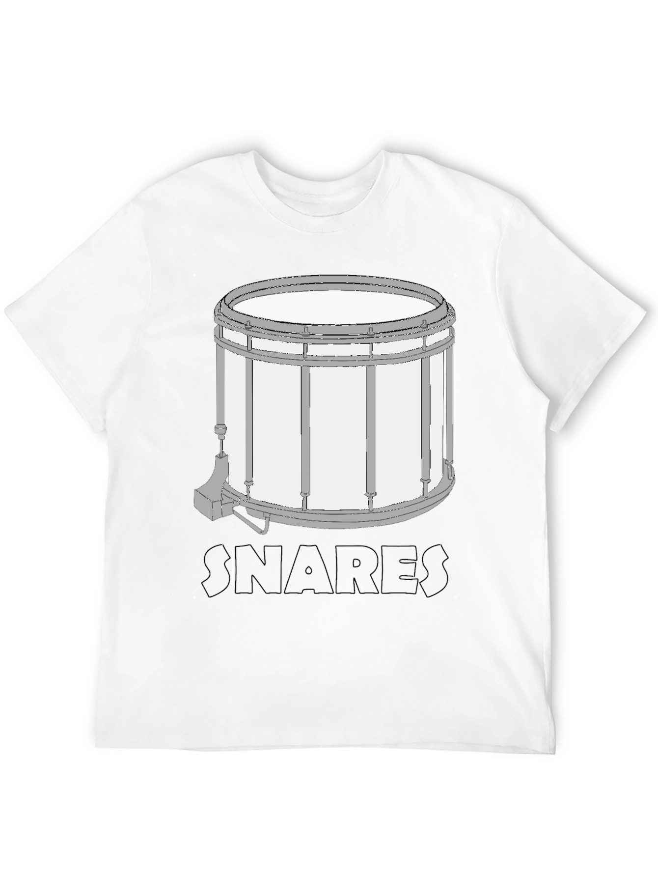 Snare Drum Graphic Tee - Music Lovers Shirt