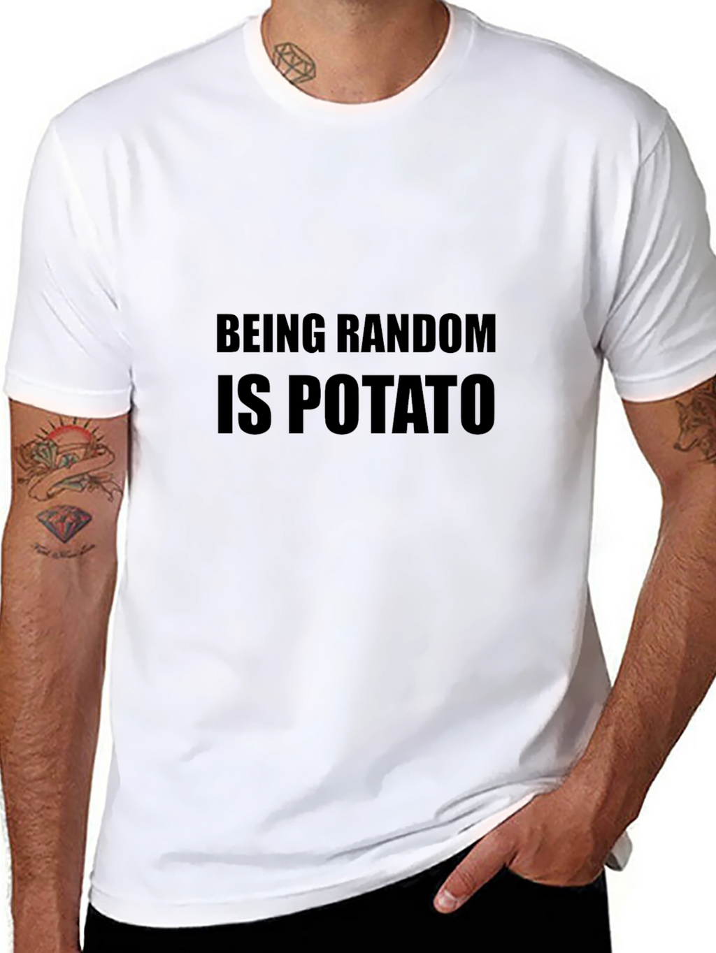 Being Random is Potato Graphic Tee