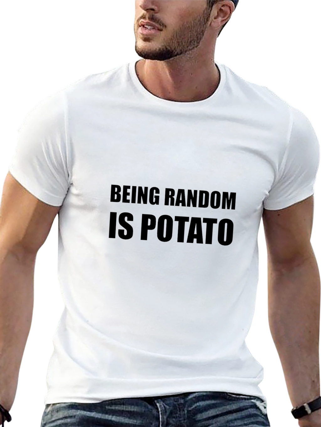Being Random is Potato Graphic Tee