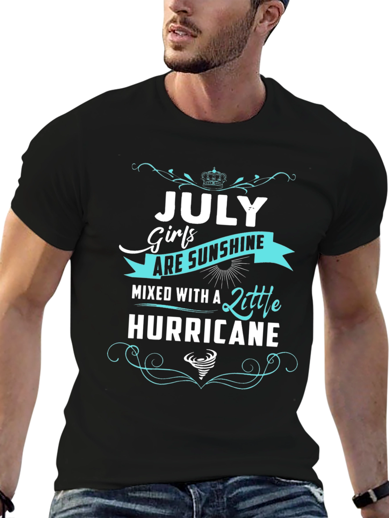 July Girls Sunshine Hurricane Black T-Shirt
