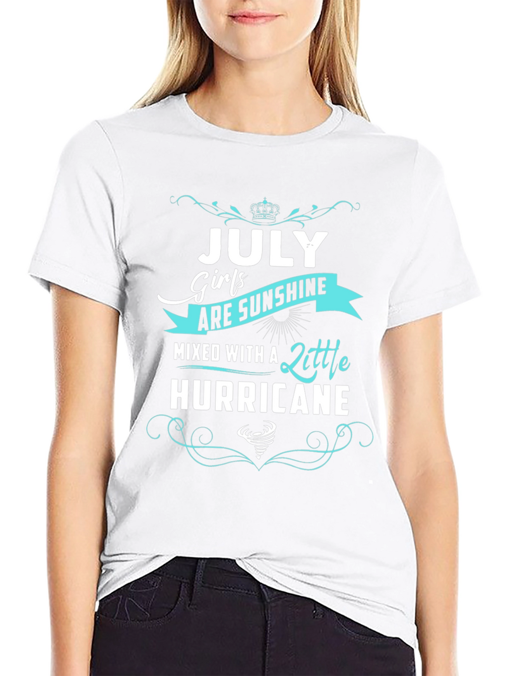 July Girls Sunshine Hurricane Black T-Shirt