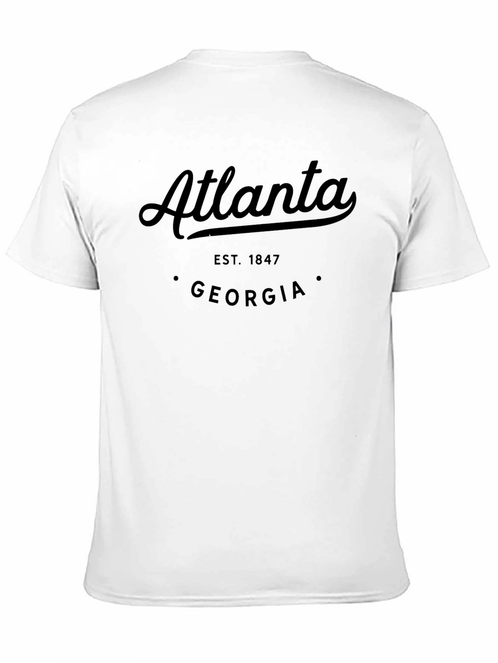 Atlanta Georgia Est. 1847 Black T-Shirt