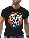 Japanese Oni Mask Graphic Tee