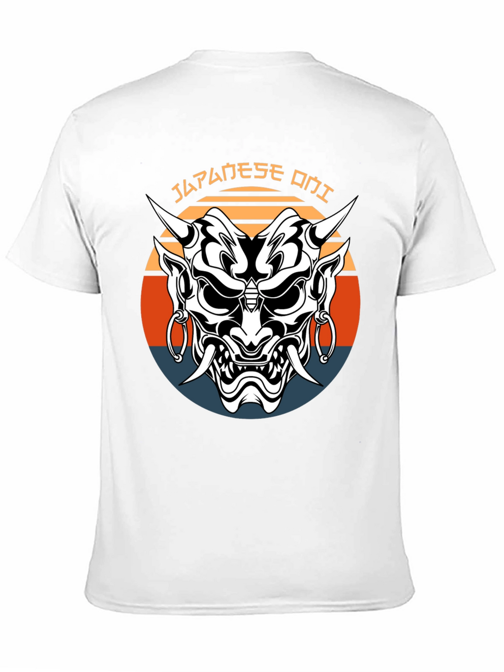 Japanese Oni Mask Graphic Tee