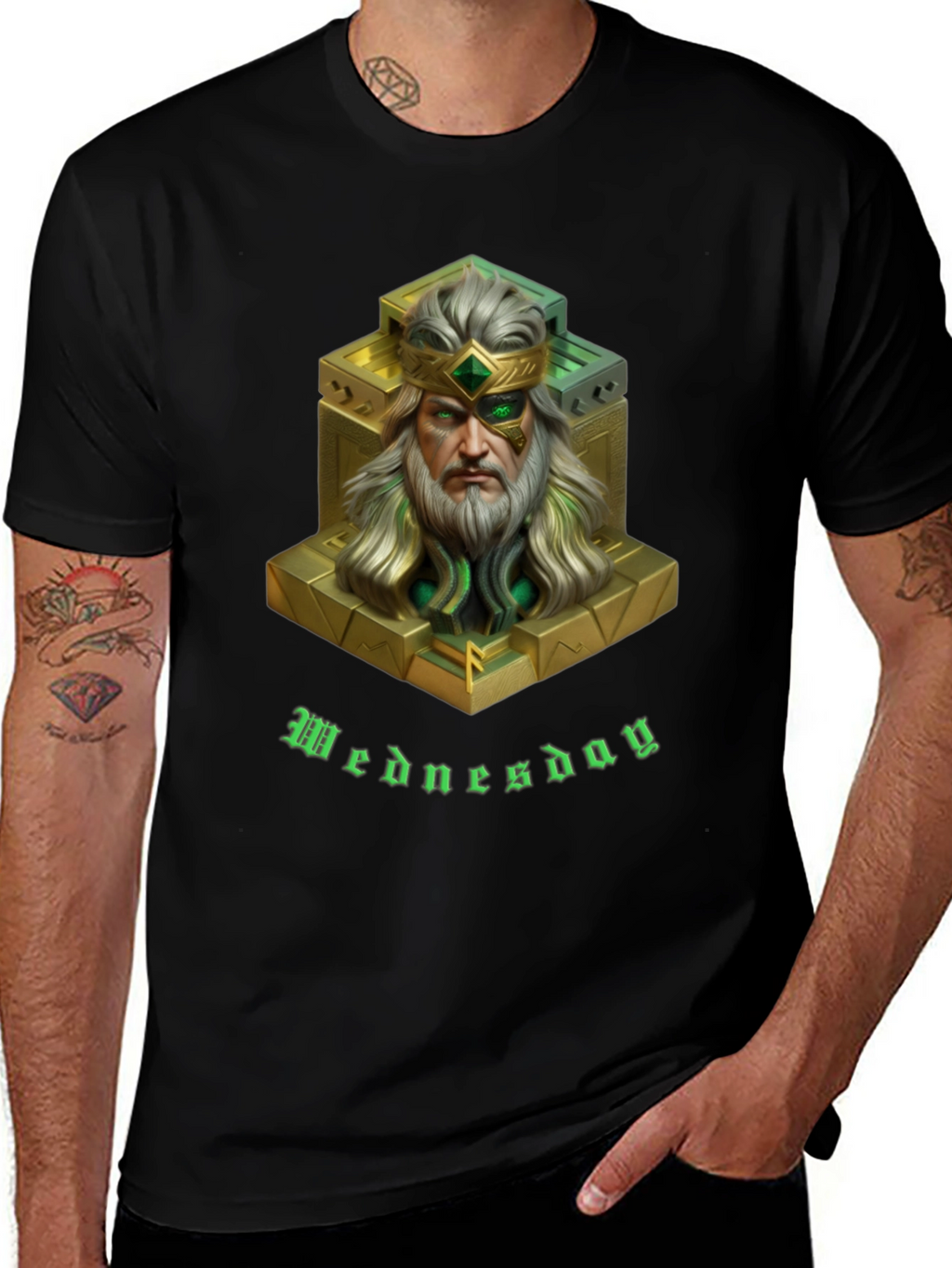Wednesday Wizard Tee - Unique Graphic T-Shirt