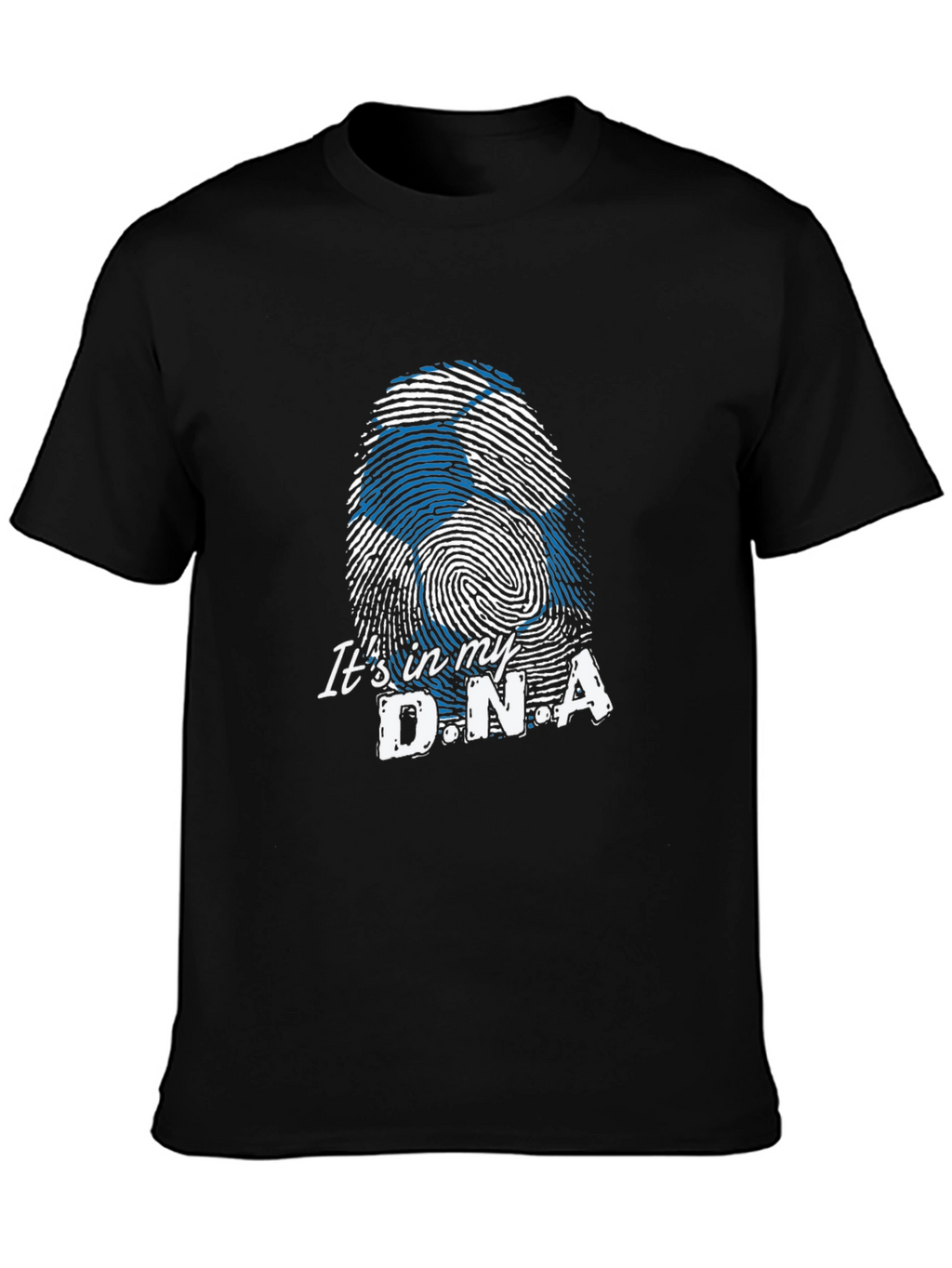 Soccer DNA T-Shirt - Black Cotton Tee