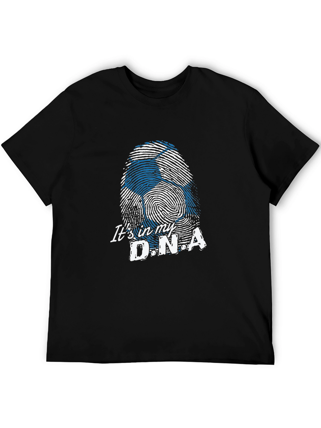 Soccer DNA T-Shirt - Black Cotton Tee