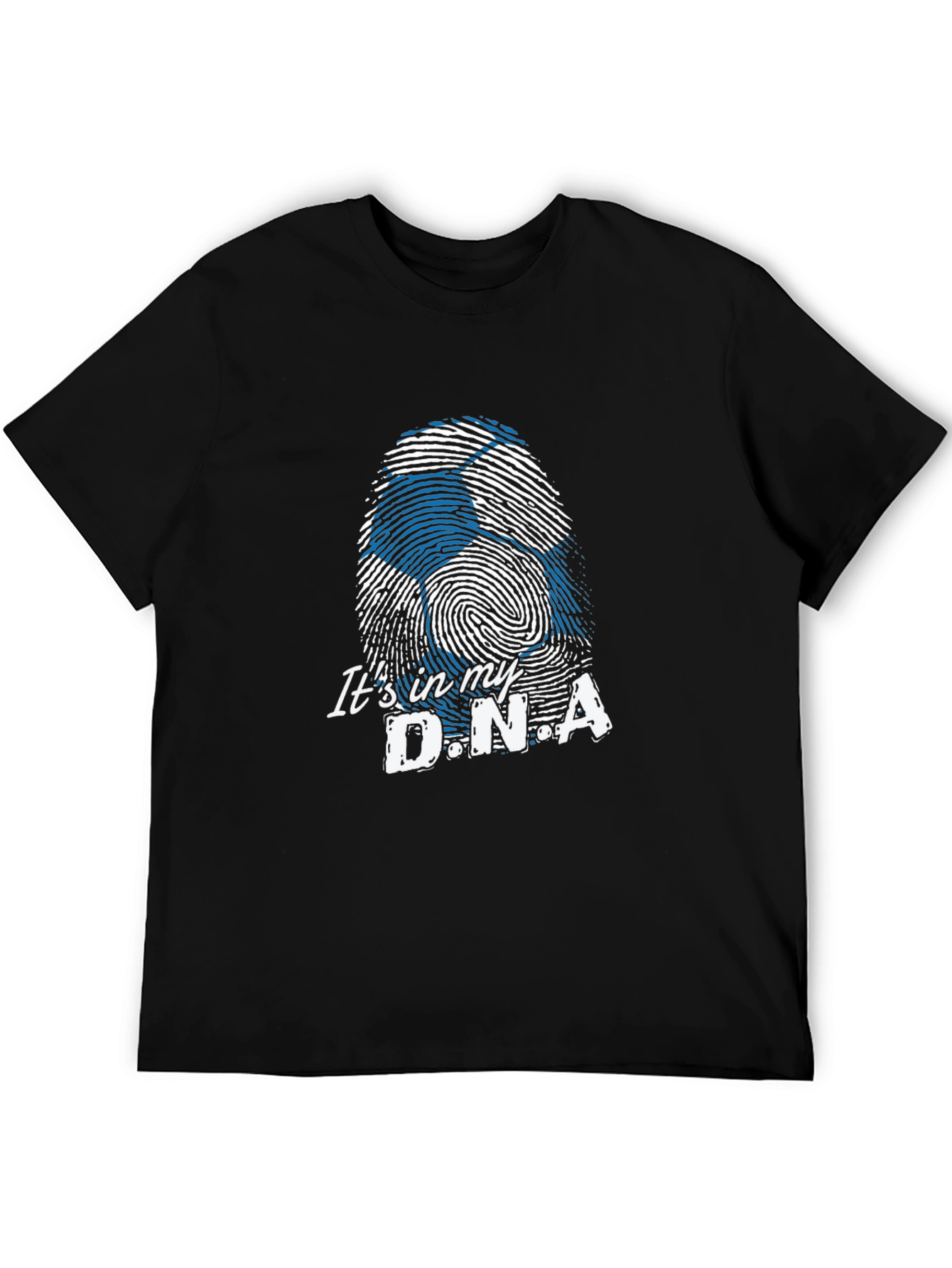 Soccer DNA T-Shirt - Black Cotton Tee