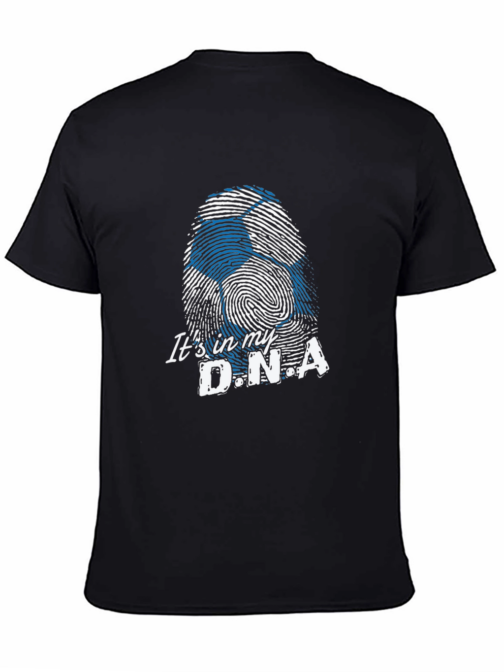 Soccer DNA T-Shirt - Black Cotton Tee