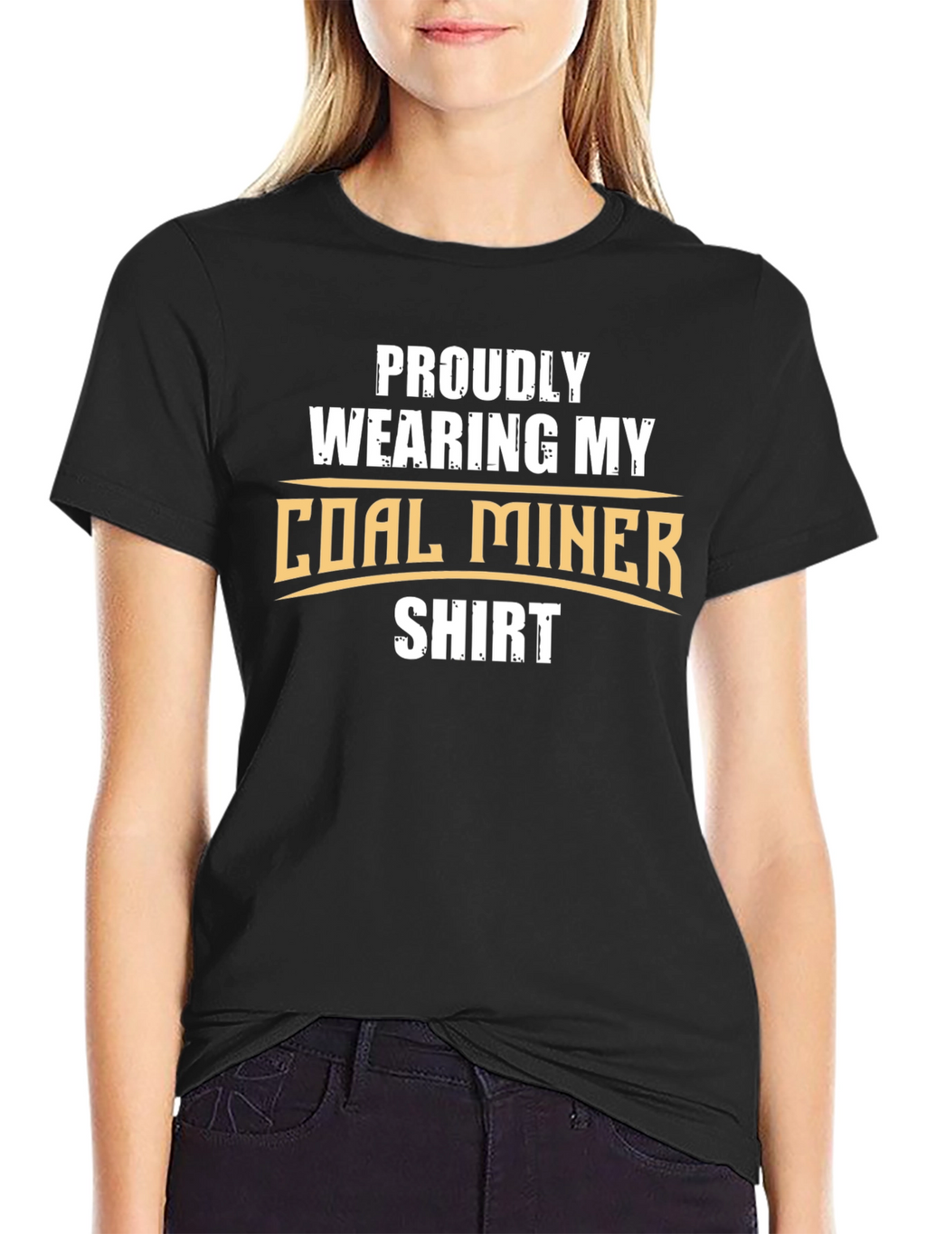 Proud Coal Miner Shirt - Black Graphic Tee