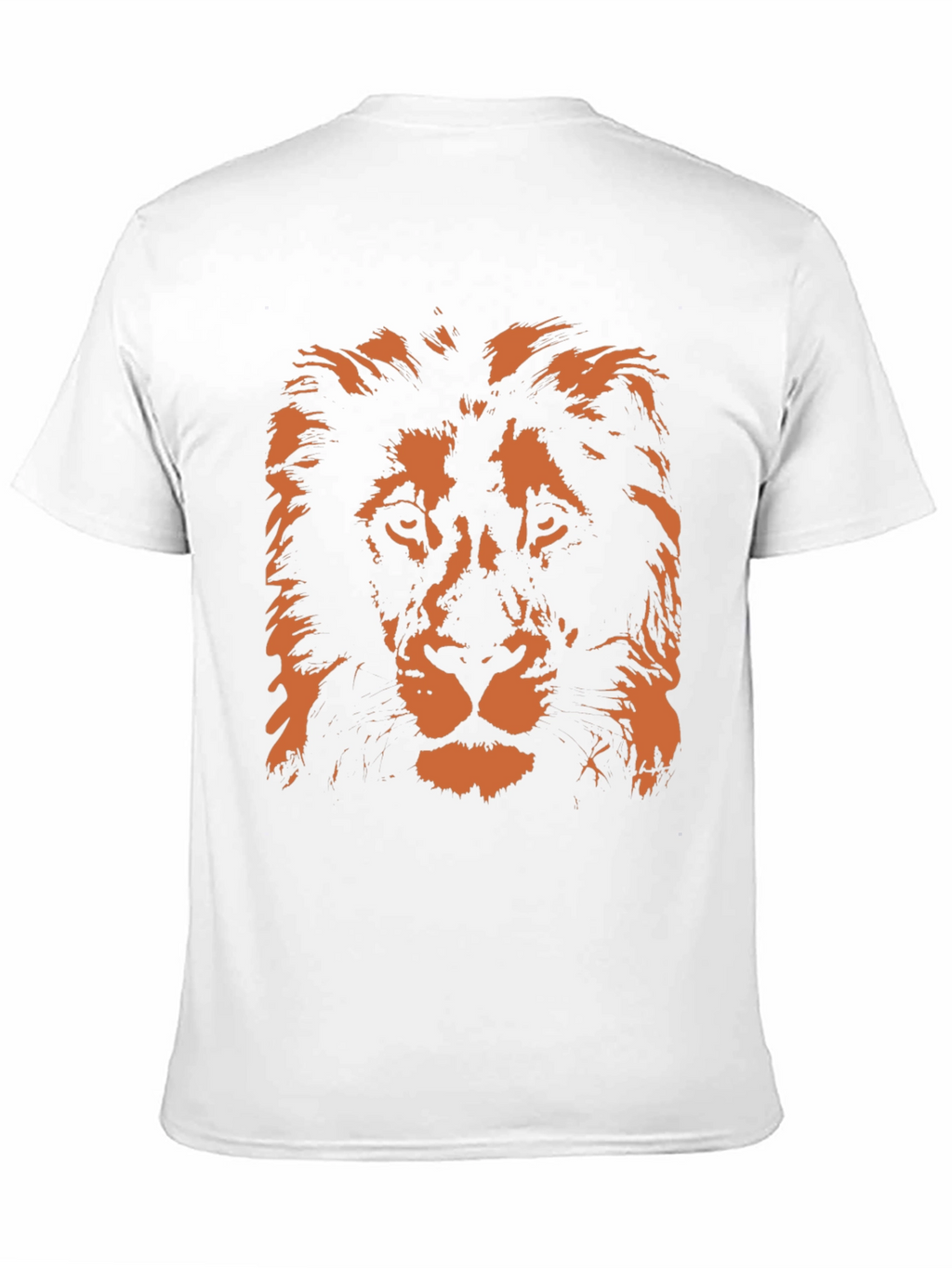 Lion Graphic Print Mens Black T-Shirt