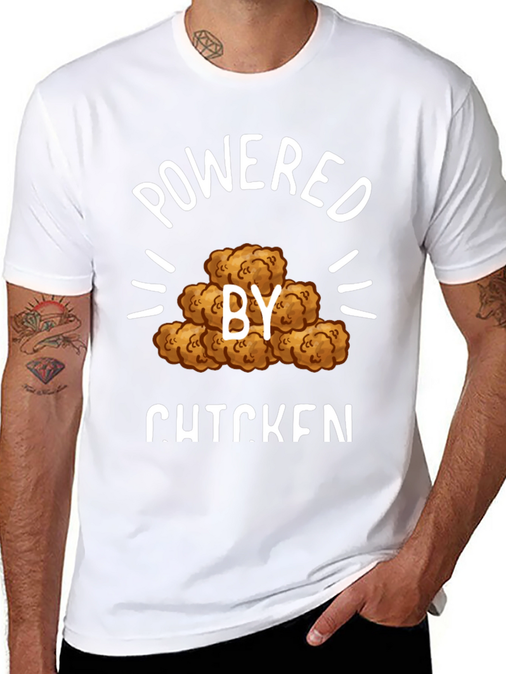 Powered by Chicken T-Shirt